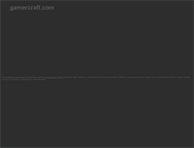 Tablet Screenshot of gamercraft.com